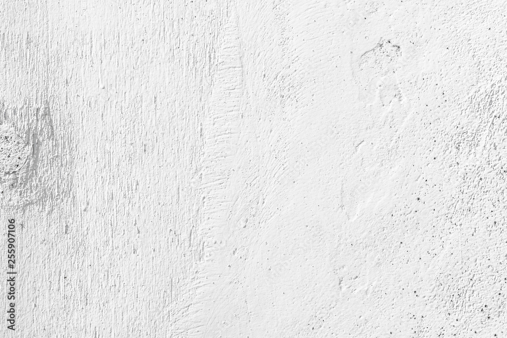 White painted wooden wall texture and background