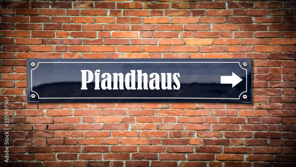 Schild 404 - Pfandhaus