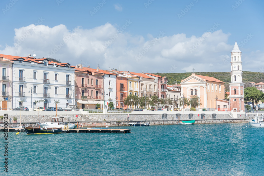Old Port Village on the Southern Italian Mediterranean Coast