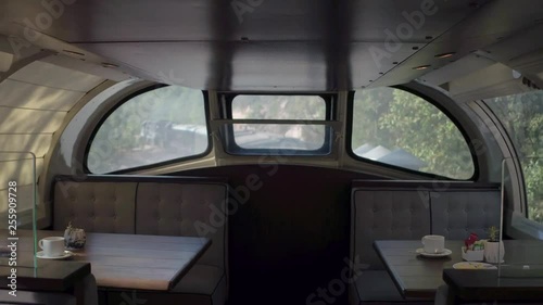 View of the dinning train car of then Cheep Express photo
