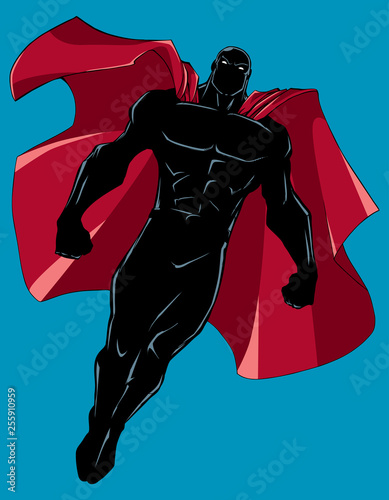Superhero Flying Silhouette 6