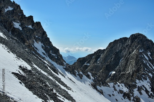 Italy-outlook from the Presena peak