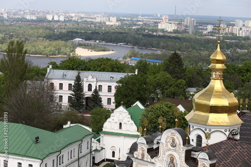 Canvas Print view of cathedral of christ the savior in moscow