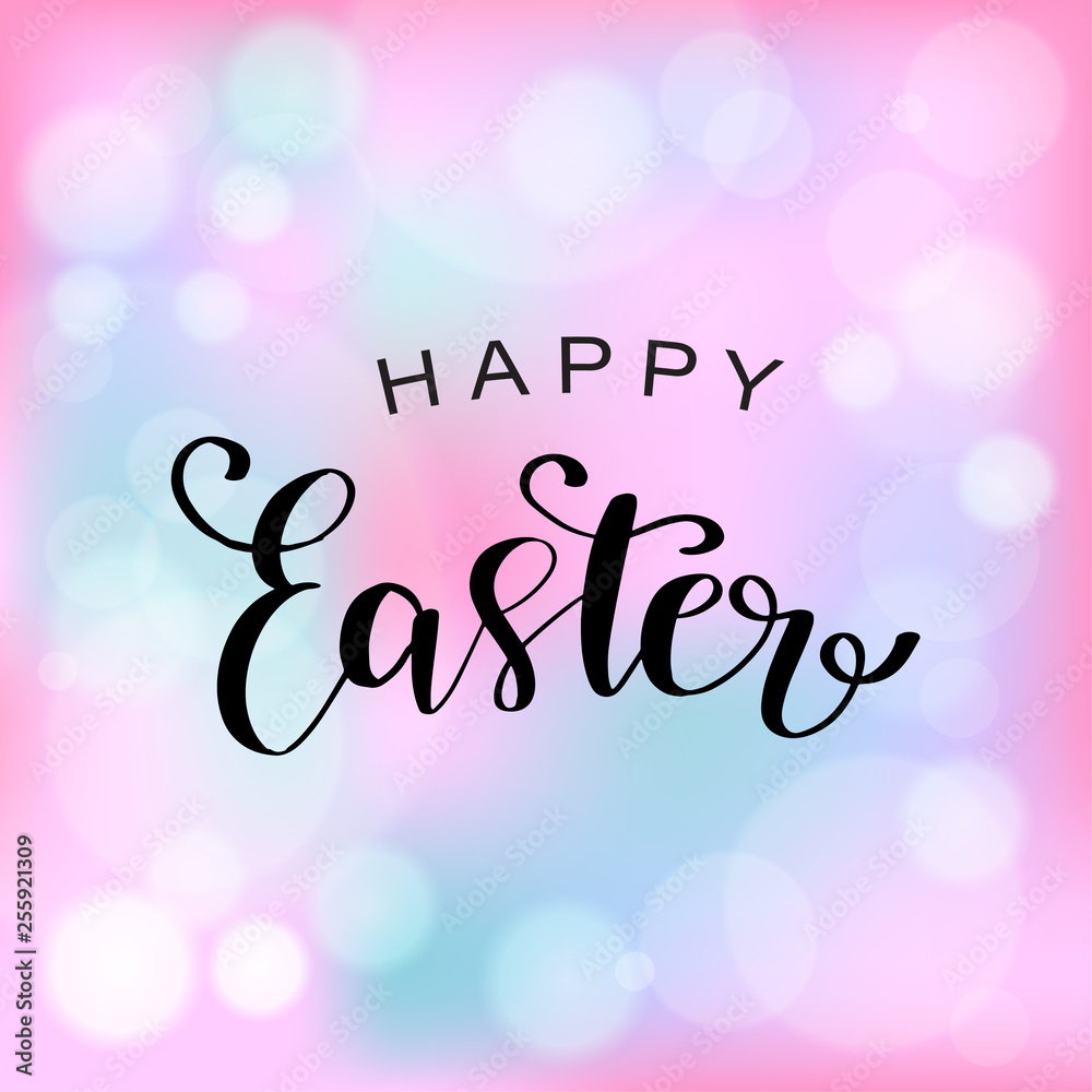 Happy Easter card, invitation, template vector in pastel color. Happy Easter card, invitation, template vector in pastel color.