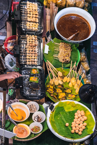 Photography Floating Market Sweet dessert Banana Street food stall Asia Travel Thailand