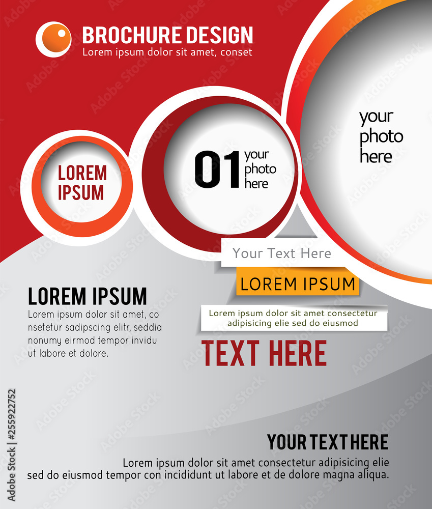Stylish presentation of business poster, magazine cover, design layout template Stylish presentation of business poster, magazine cover, design layout template