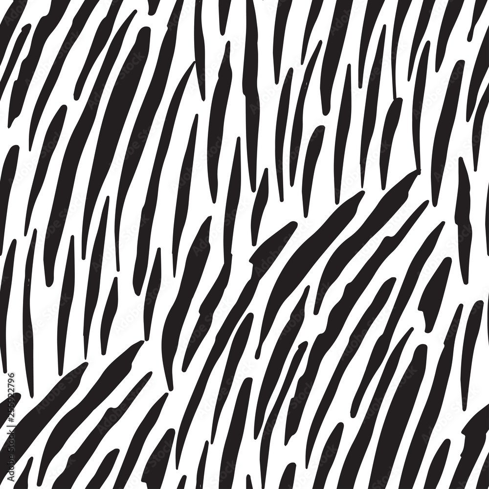 Vector illustration of seamless zebra pattern design Vector illustration of seamless zebra pattern design