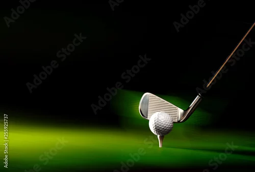 Obraz Klub golfowy z piłką