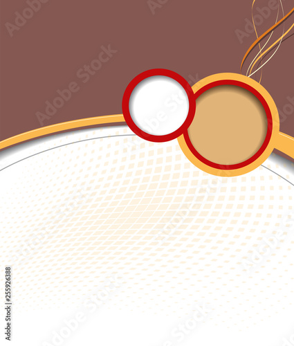 Brochure design content background, illustration