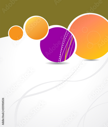 Brochure design content background, illustration