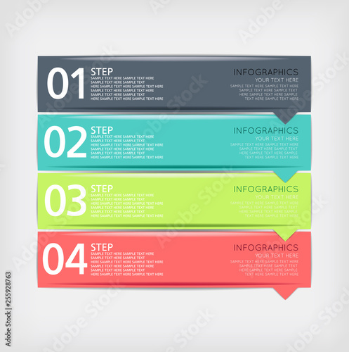 Modern design template, can be used for infographics