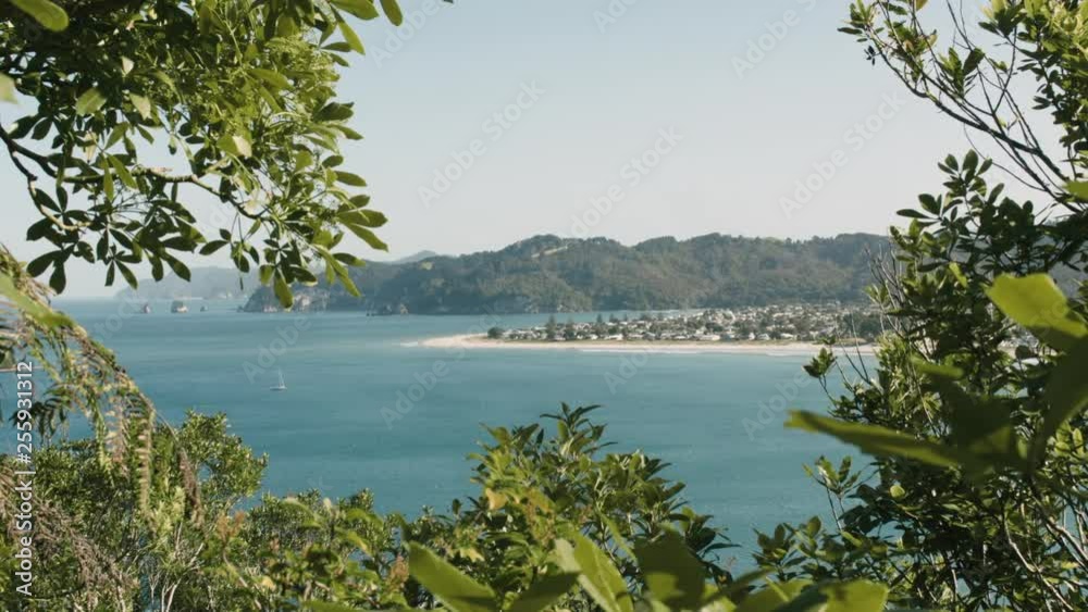 Headland of beach located in coromandel New Zealand, Whangamata. Headland of beach located in coromandel New Zealand, Whangamata.