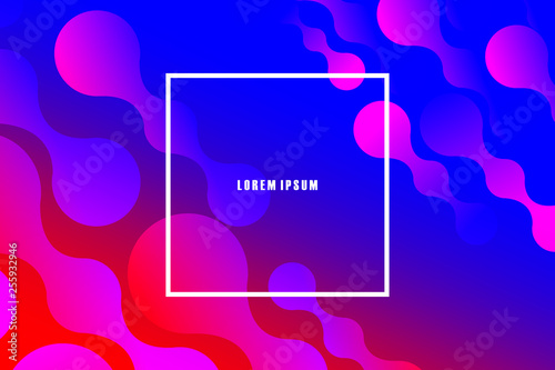 Minimal fluid abstract background. Futuristic gradient shapes design. Creative illustration ideal for covers, web and social media. Vector eps10.