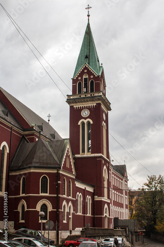 Saint Anthony Catholic Church in Sarajevo. Bosnia and Herzegovina