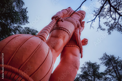 A huge statue of Hanuman. Shimla, India