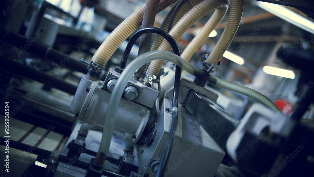 Large Industrial Printer In A Print Shop Large Industrial Printer In A Print Shop