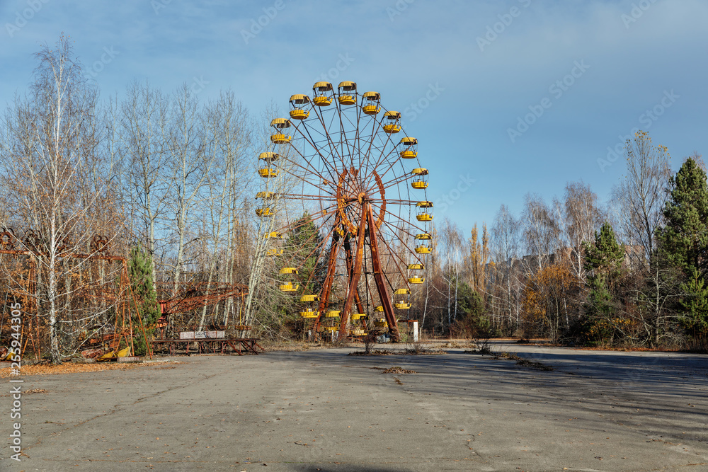 Ferris wheel of Pripyat ghost town 2019 Ferris wheel of Pripyat ghost town 2019