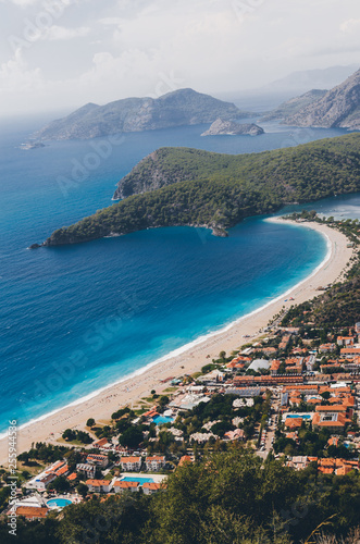 Oludeniz famous beach in Turkey