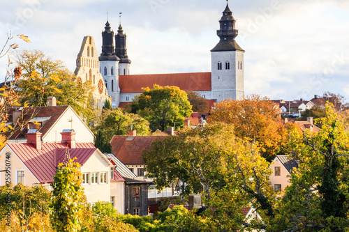 Citty of visby gotland photo