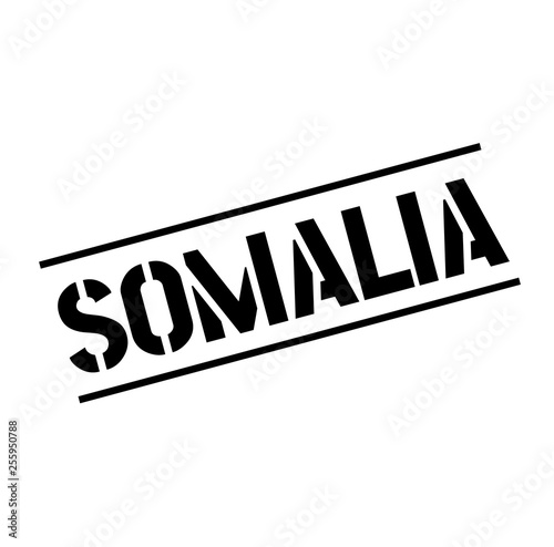 somalia black stamp