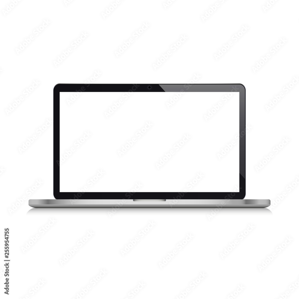 Modern laptop. Vector illustration. Modern laptop. Vector illustration.