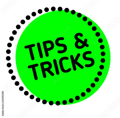 Tips And Tricks label