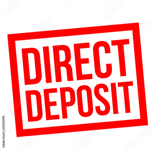 Direct Deposit stamp