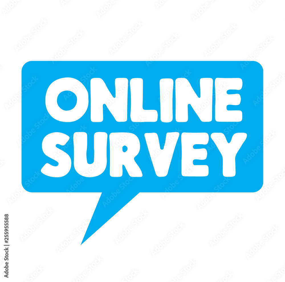 Online Survey label