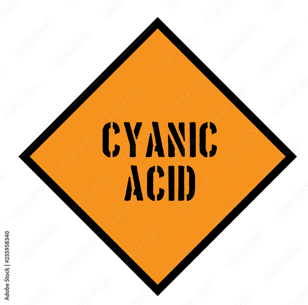 cyanic acid sign cyanic acid sign