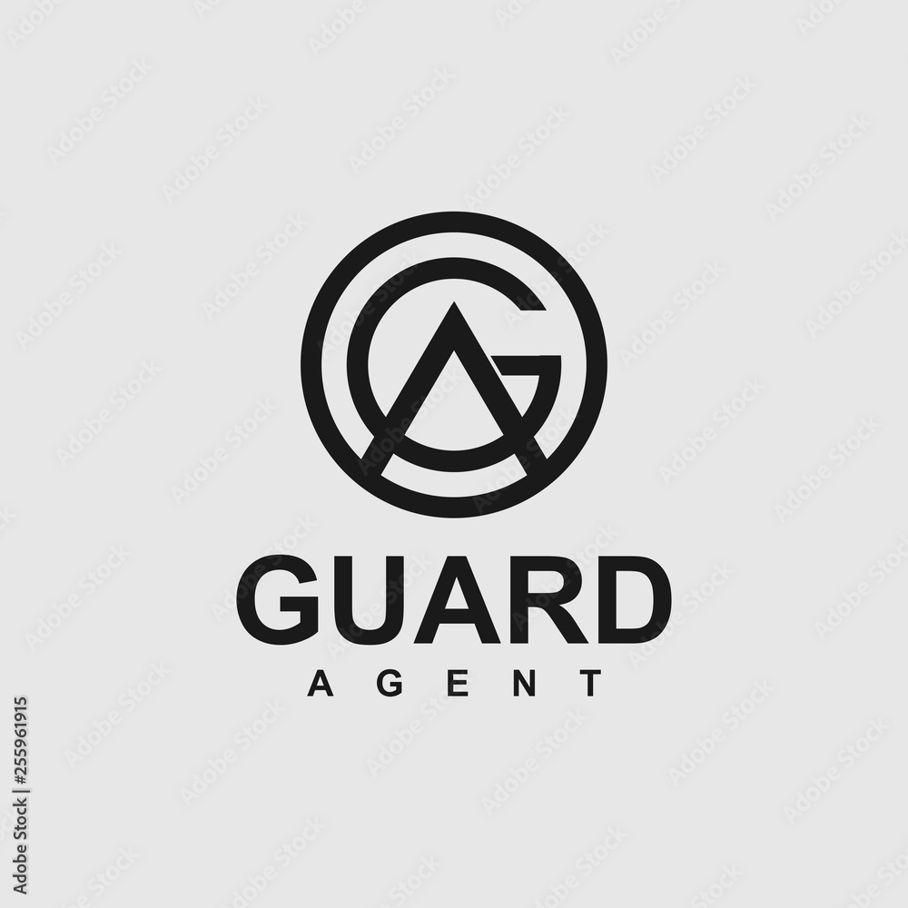 initial g, a logo template initial g, a logo template