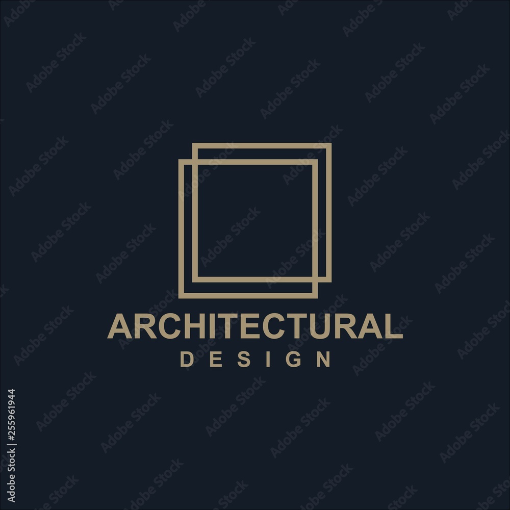 Architectural logo template Architectural logo template