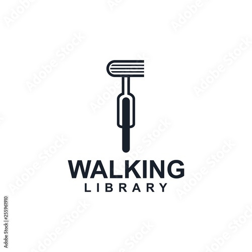 walking library logo