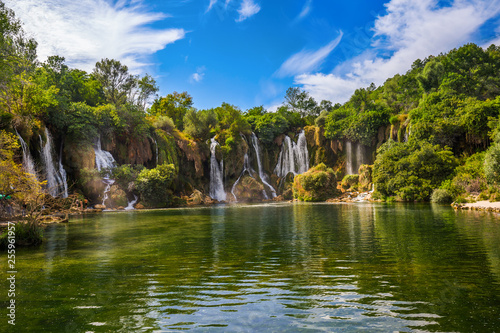 Fototapeta Naklejka Na Ścianę i Meble -  Kravice waterfall in Bosnia and Herzegovina