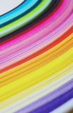 Rainbow paper abstract macro
