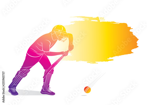 cricket player poster design