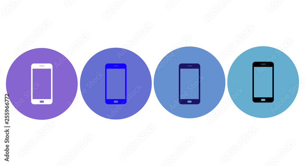 Modern flat icons. Set of hands touching smart phone. Isolated on white background. Modern flat icons. Set of hands touching smart phone. Isolated on white background.