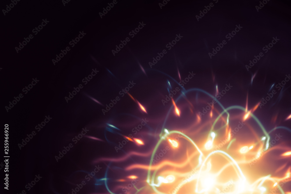 Abstract light clew blurred background