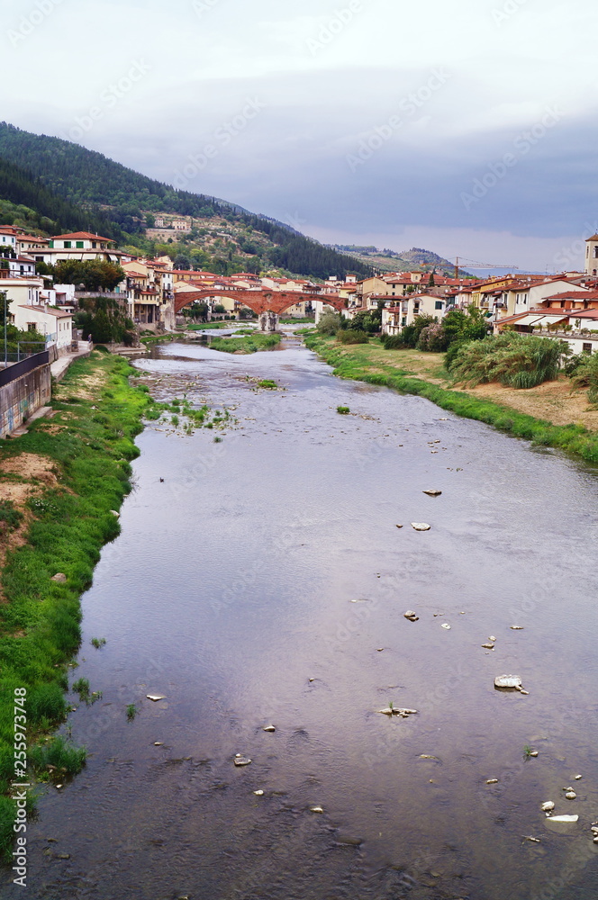 Sieve river, Pontassieve, Tuscany, Italy