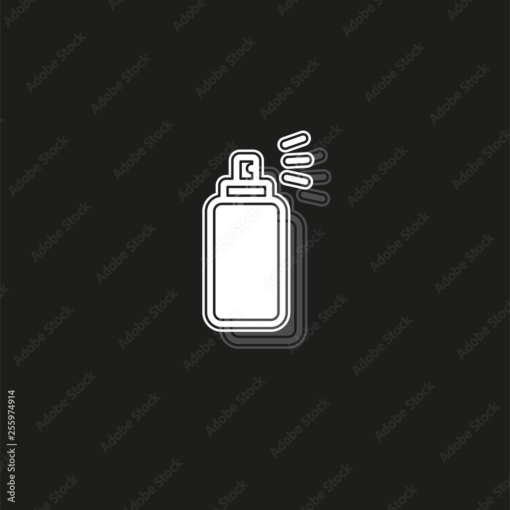 spray can icon, graffiti aerosol bottle, vector bottle, art symbol spray can icon, graffiti aerosol bottle, vector bottle, art symbol