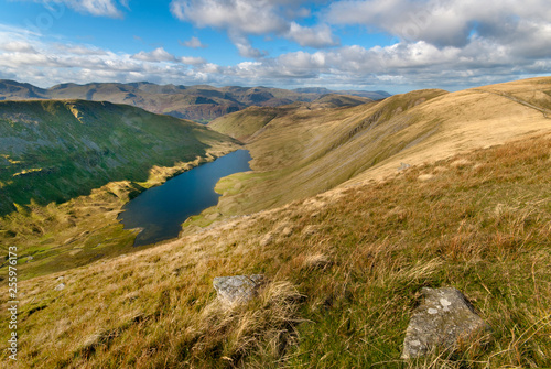 Hayeswater from high street Lake district