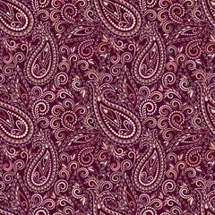 Fotobehang Paisley patronen Kleurrijk paisley patroon bohemian stijl  © Nati