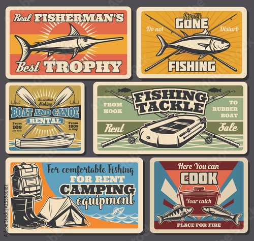 Fishery tools and equipment, fishing sport