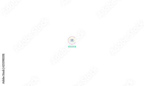 Rainbow circle (100 million unicorns) infographic
