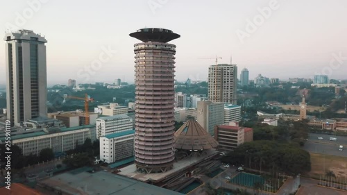 Aerial Drone footage of Nairobi Kenya