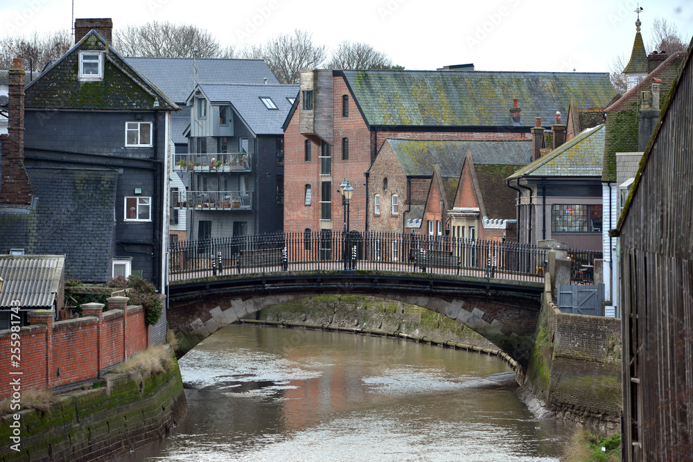 Landscape of Lewes, county town of East Sussex, UK Landscape of Lewes, county town of East Sussex, UK