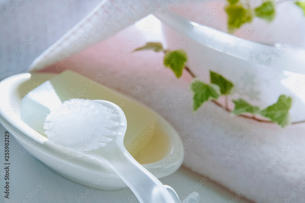 バス用品 石けんとブラシ バス用品 石けんとブラシ