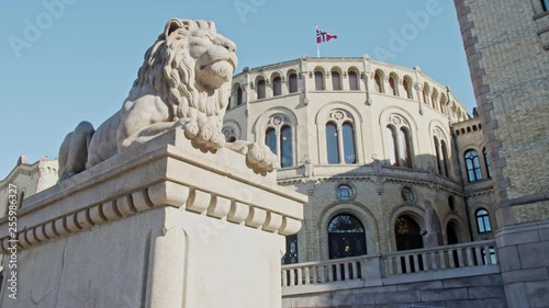 Stortinget i Oslo 1 sol