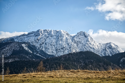 The Giewont in the snow - Tatra mountains © AnnaStachowicz