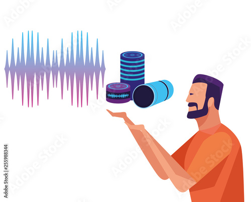 People using voice recognition
