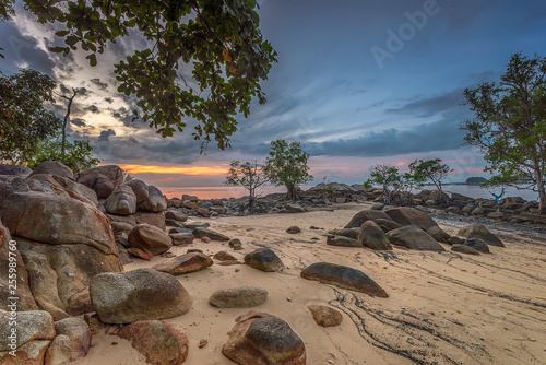 Panorama Sunset of  batam bintan Wonderful Indonesia photo